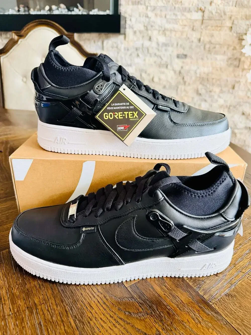 Nike x Undercover Air Force 1 Low SP Gore-Tex Black (DQ7558-002) SZ 10.5 Men